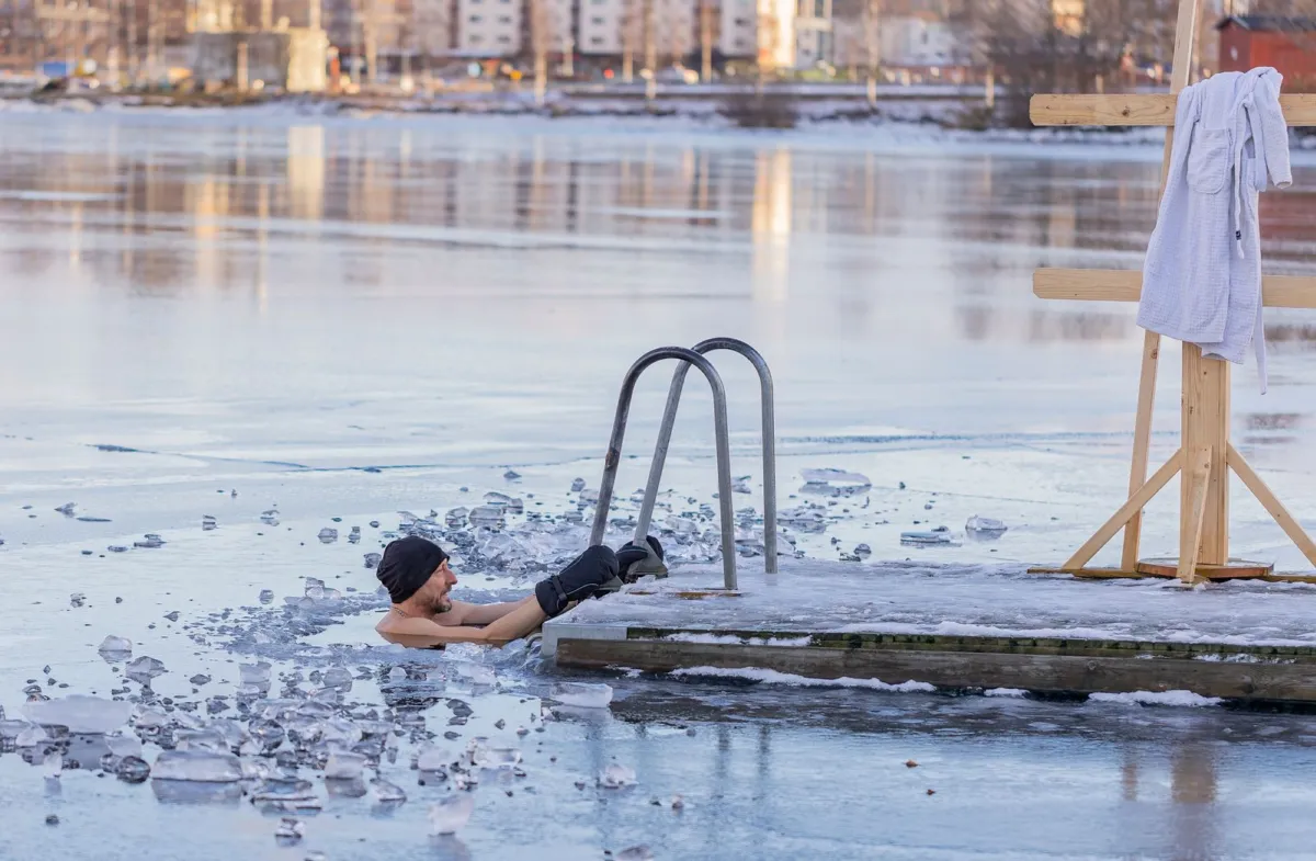A cold plunge